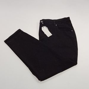 Universal Standard women's Seine jeans Size 20 Petite Black